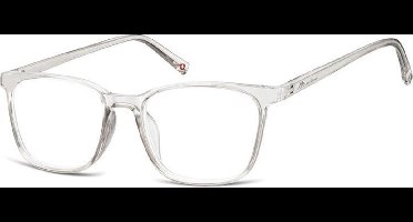 Montana Eyewear HMR56 Leesbril gehoekt - +3.50 - Transparant grijs