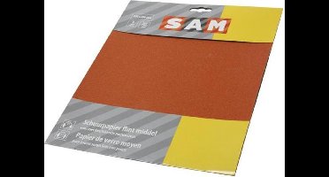 SAM professional schuurpapier droog vuilafstotend grof - 5 stuks