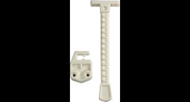 Habo 1224-2 kierstandhouder, naar binnendraaiend raam , wit