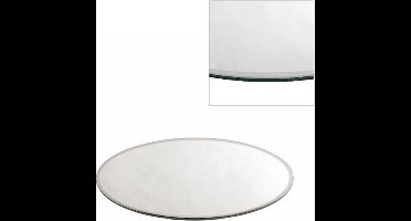 Spiegelplaat rond Ø 58cm afgeschuinde rand (1 pc)
