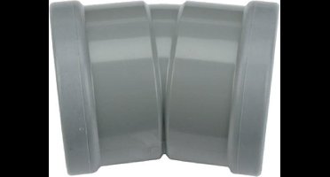 Wavin PVC lijm bocht 15° 110mm mof/spie