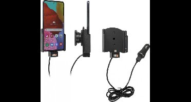 Brodit houder geschikt voor Samsung Galaxy A51 Actieve houder met 12V USB plug.