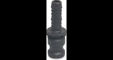 Snelkoppeling aluminium 3/4" x 19 mm V-deel Camlock x slangtule 16bar type Camlock E