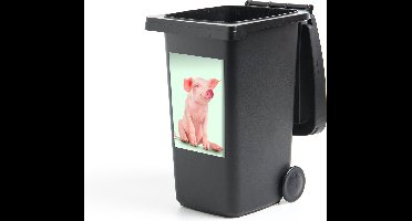 Container sticker Varken - Roze - Stopcontact - Dieren - 40x60 cm - Kliko sticker