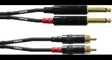 Cordial Cinch-jackkabel 0,9 m Rean stekker CFU 0.9 PC - Audiokabel