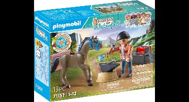 PLAYMOBIL Horses of Waterfall Hoefsmid: Ben & Achilles - 71357