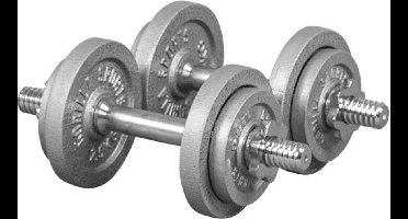 Gorilla Sports Dumbellset - Halterset - Gietijzer - 20 kg