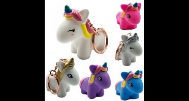 Unicorn - Eenhoorn -Sleutelhanger - Verrassingszakje - Blind Bag - 1 stuks - 15X20cm