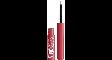Nyx Professional Makeup - Vivid Brights Liquid Liner - Red Liquid Eye Liner - On Red