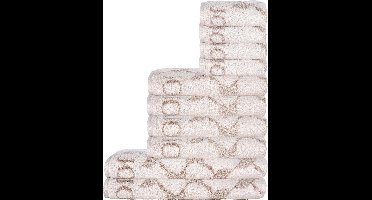 JOOP! Handdoek Een maat, 50x100 Set van 10