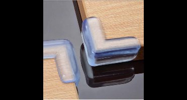8 stuks hoekbeschermers - Veilige tafelhoek bescherming voor baby's, peuters en kinderen - Zelfklevend en transparant voor optimale kinderbeveiliging!