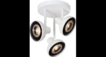 Lucide SENSAS - Plafondspot (Plafondlamp) - Ø 25,8 cm - 3xGU10 (ES111) - Wit