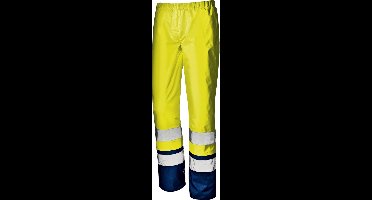 SIR SAFETY REGIMENTAL Hi Vis Reflecterend Werkbroek HEREN Veiligheidsbroek Geel Blauw - Waterafstotend - Met Ritsluiting - Elastische Taille