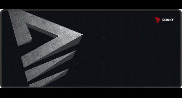 Savio Precision Control Game-muismat Zwart, Grijs