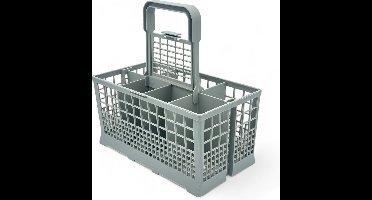 Fixem Bestekmand Vaatwasser geschikt voor Vaatwasmachine van meerdere merken Bestekkorf 240x135mm - Afwasmachine mandje- Reserve Onderdelen Vaatwasser - Kunststof Bestekhouder