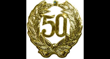 Deurkrans goud 50