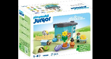 PLAYMOBIL Junior Dierenpension met voerautomaat - 71690