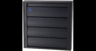 DAMPKAPROOSTER 433 (173X173) RAL 9005 ZWART