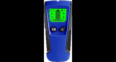 Velleman digitale leidingzoeker, automatische kalibratiefunctie, detecteert tot 51 mm, metaal/hout/kabels, inclusief 9V-batterij