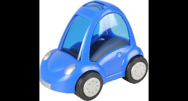 Flamingo Knaagdierenspeelgoed Bertrand Auto - Speelgoed - 14x9x11 cm Blauw Wit Zwart