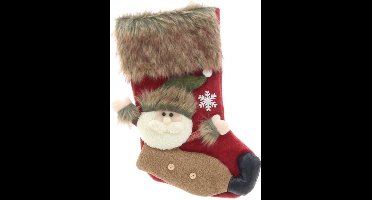 Unique Living | Stocking Vidar 23x46cm red santa