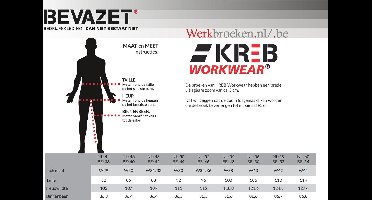 Kreb Workwear® Bob Jeans Werkbroek Met Kniestukken