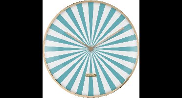 Karlsson Wandklok Candy Swirl Dome - Blauw - Ø40cm - Wandklok Modern