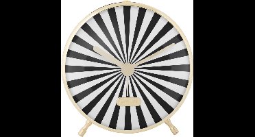 Karlsson Wekker Candy Swirl - Zwart - 12.5x3.7x12.5cm - Modern - Wekker voor slaapkamer - Wekkers