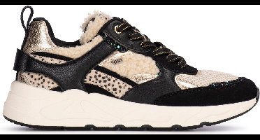 Posh by Poelman MINION Dames Sneaker - Zwart met beige