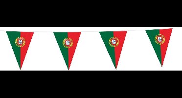 Vlaggenlijn Portugal 10 Meter - Voetbal EK WK Landen Feest Versiering Decoratie