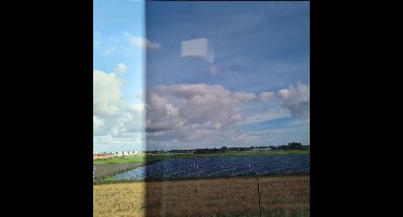 Raamfolie zonwerend - 5x rollen - transparant/zwart - 50 cm x 2 meter - zelfklevend - Glasfolie - Anti inkijk/warmte folie