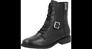 Remonte art. D1U70 00 zwart leer veterboot met rits maat 38
