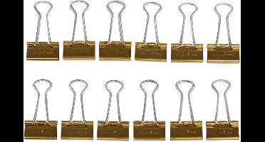 Papierklem Foldback mauly© 214, 19 mm, 12 st