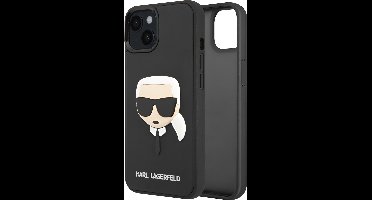 Karl Lagerfeld Telefoonhoesje voor Apple iPhone 14 Plus – TPU met Zwarte Back Cover – Bescherming voor Telefoon.