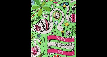 Neon Kleurboek Flamingo