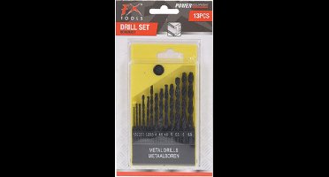 FX Tools Borenset - 13-delig - metaal - 1.5 tot 6.5 mm - inclusief houder