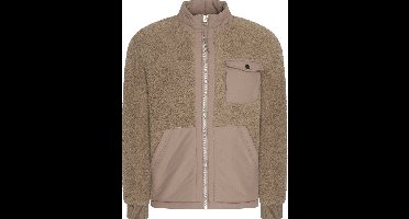 Mario Russo Teddy Jas Stockholm - Jas heren - Winterjas heren - Vest heren - Taupe - 3XL