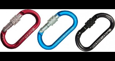 Kong Oval Screw Eenvoudige ovale karabiner Blauw EOL