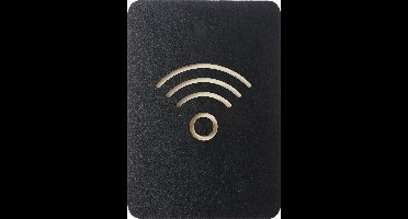 Europel Pictogrambord Wifi Zwart