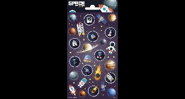 Funny Products Stickervel Space Junior Papier 26 Stuks