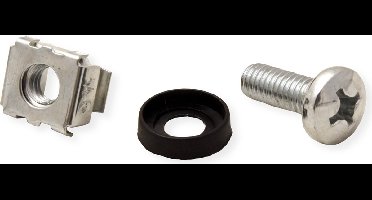 VALUE Kooimoeren voor 19" componenten, 100 stuks, M6