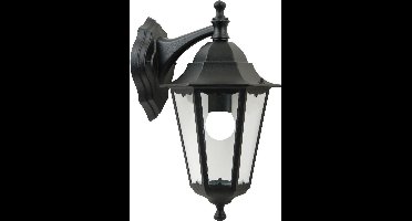 Nordlux-Cardiff Down - Wandlamp - E27 - Zwart