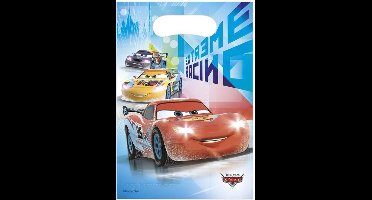 Procos Uitdeelzakjes Cars Ice Junior 23 X 16,5 Cm Blauw 6 Stuks