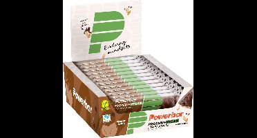 Powerbar Vegan eiwitreep | Protein + Bar Vegan | Peanut Chocolate - 12x42g