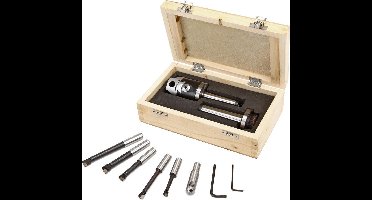 HBM 50 mm. MC2 en MC3 Kotterkop met 5 HM Beitels en Flycutter