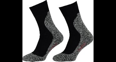 X-Treme Sportsokken 6-Pack - Zwart - Maat 39-42 - Sportsokken Met Coolmax Voor Droge Voeten - Heren / Dames