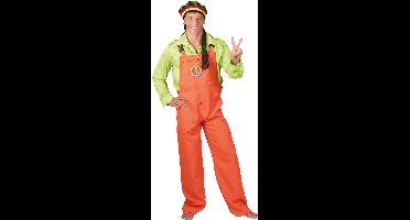 Oranje tuinbroek volwassenen