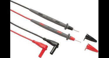 Fluke Tl71-1 Veiligheidsmeetsnoerenset [Banaanstekker 4 Mm - Testpunt] 1.5 M Zwart Rood
