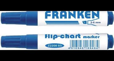 FRANKEN Flipchart marker, lijndikte: 2-6 mm, zwart