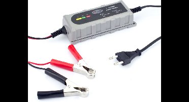 Hofftech Acculader Druppelaar 12V 1.0A - spatwaterdicht - wintermodus - compact